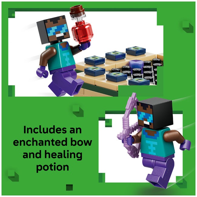 LEGO MINECRAFT NETHER & END PORTAL JOURNEY