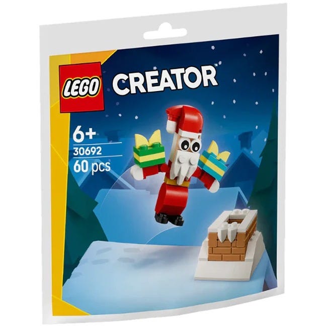 LEGO CREATOR CHRISTMAS CHIMNEY FUN WITH SANTA