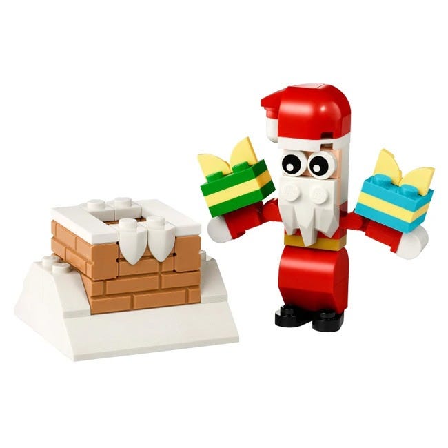 LEGO CREATOR CHRISTMAS CHIMNEY FUN WITH SANTA