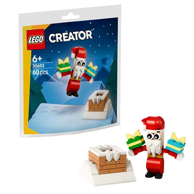 LEGO CREATOR CHRISTMAS CHIMNEY FUN WITH SANTA