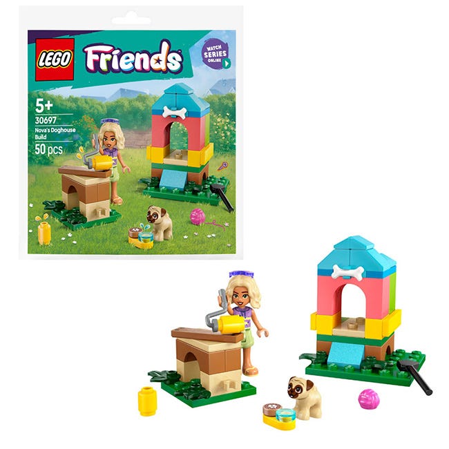 LEGO FRIENDS NOVAS DOGHOUSE BUILD
