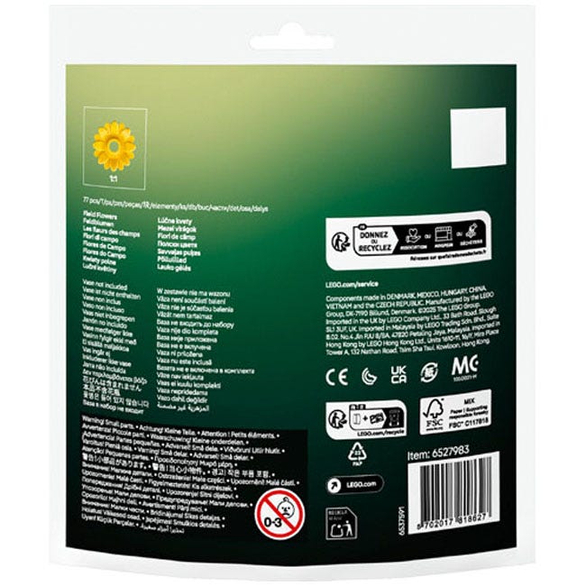 LEGO BOTANICALS FIELD FLOWERS