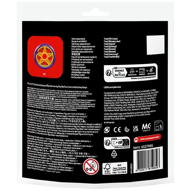 LEGO MARIO KART TOAD (PIT CREW)