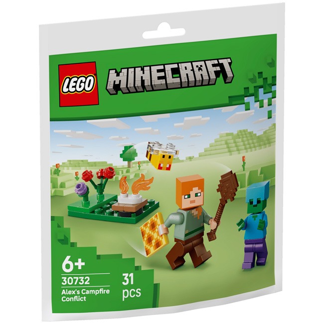 LEGO MINECRAFT ALEX'S CAMPFIRE CONFLICT