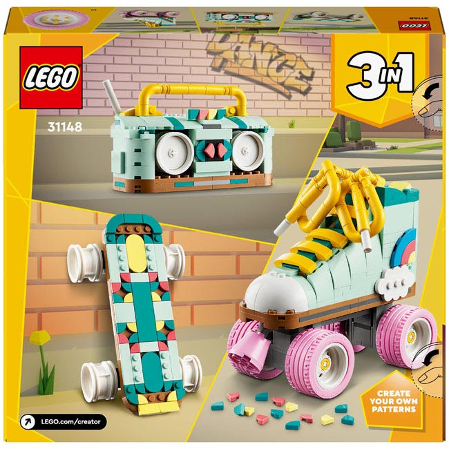 LEGO CREATOR RETRO ROLLER SKATE