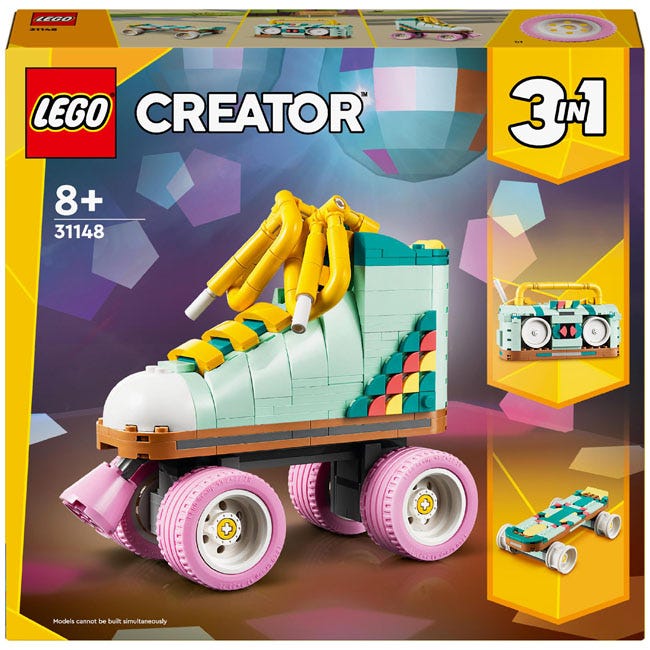 LEGO CREATOR RETRO ROLLER SKATE