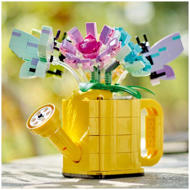 LEGO CREATOR FLOWERS IN WATERING CAN