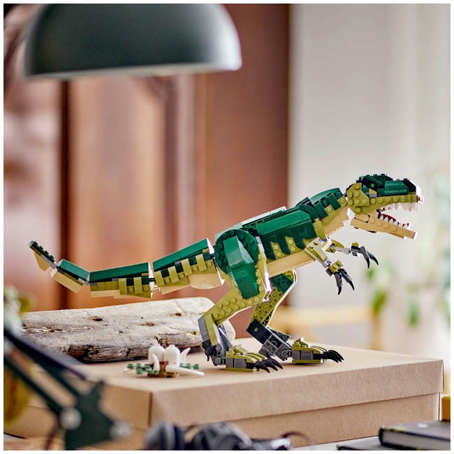 LEGO CREATOR 3IN1 T-REX DINOSAUR TOY