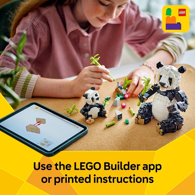 LEGO CREATOR WILD ANIMALS PANDA FAMILY