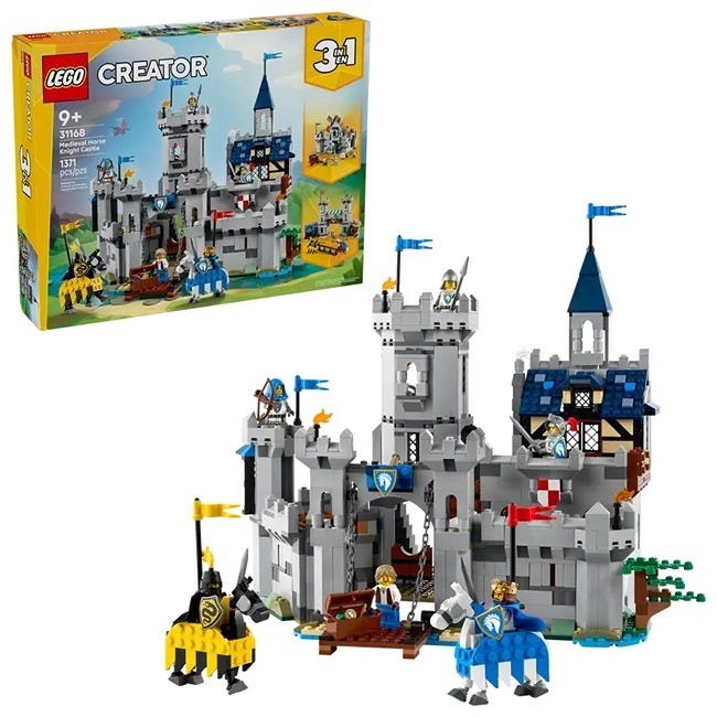 LEGO CREATOR MEDIEVAL HORSE KNIGHT CASTLE