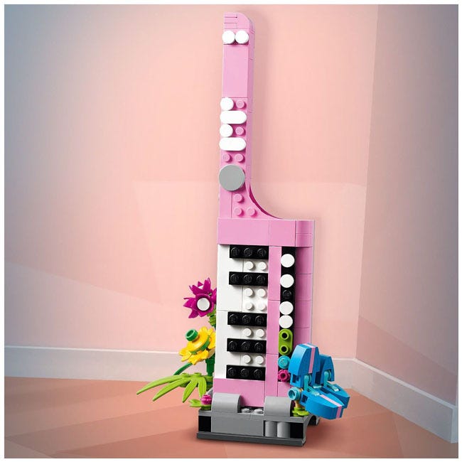 LEGO CREATOR TYPEWRITER WITH FLOWERS