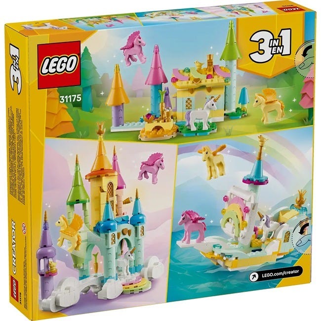 LEGO CREATOR UNICORN CASTLE