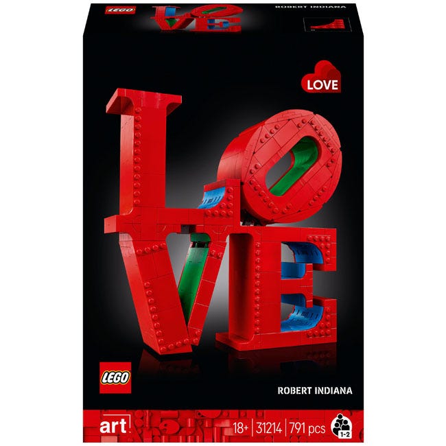 LEGO ART LOVE