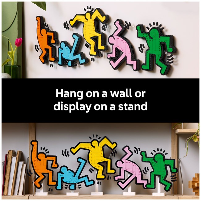 LEGO ART KEITH HARING DANCING FIGURES