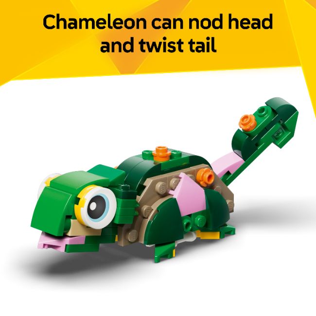 LEGO CREATOR TURTLE WITH A WATER LILY FLOWER