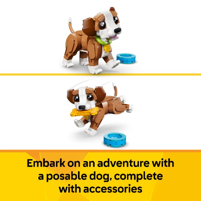 LEGO CREATOR CUTE ANIMALS PLAYFUL PUPPY DOG