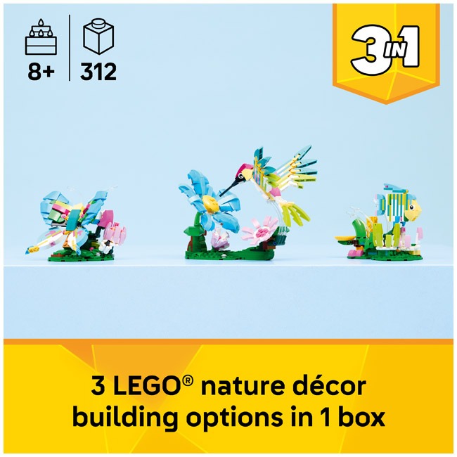 LEGO CREATOR WILD ANIMALS COLORFUL HUMMINGBIRD