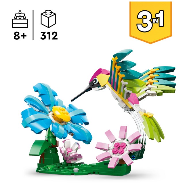 LEGO CREATOR WILD ANIMALS COLORFUL HUMMINGBIRD