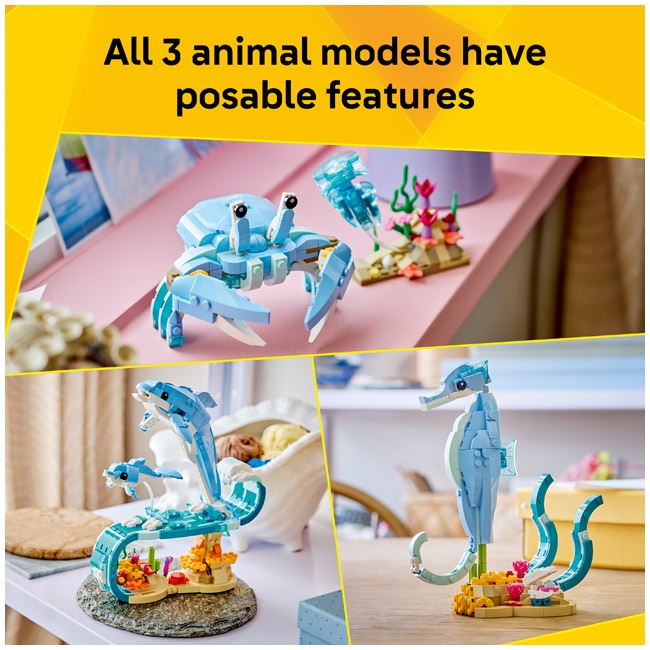 LEGO CREATOR SEA ANIMALS BEAUTIFUL DOLPHINS