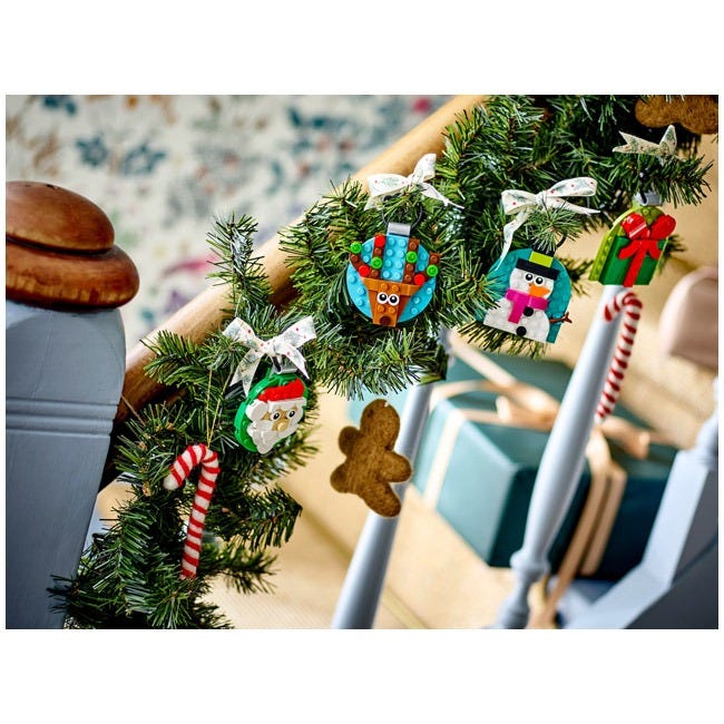 LEGO CHRISTMAS ORNAMENT SELECTION