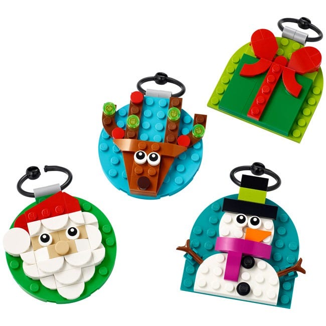 LEGO CHRISTMAS ORNAMENT SELECTION
