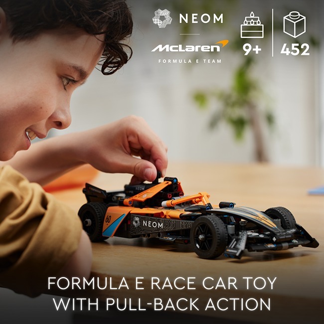 LEGO TECHNIC NEOM MCLAREN FORMULA E RACE CAR