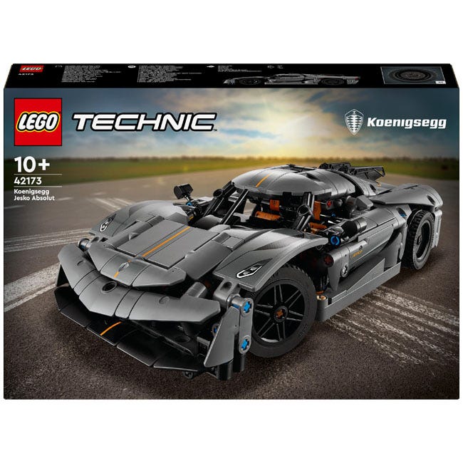 LEGO TECHNIC KOENIGSEGG JESKO ABSOLUT GRAY HYPERCAR