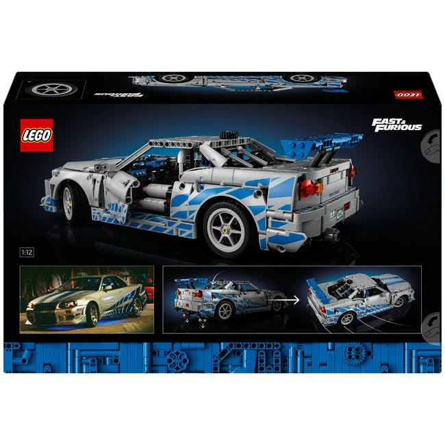LEGO TECHNIC 2 FAST 2 FURIOUS NISSAN SKYLINE GT-R (R34) CAR