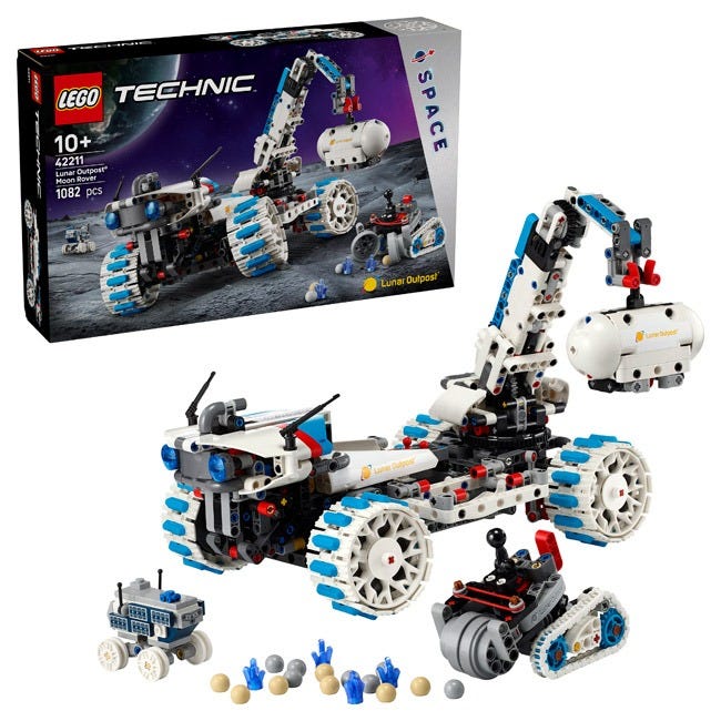 LEGO TECHNIC LUNAR OUTPOST MOON ROVER SPACE VEHICLE