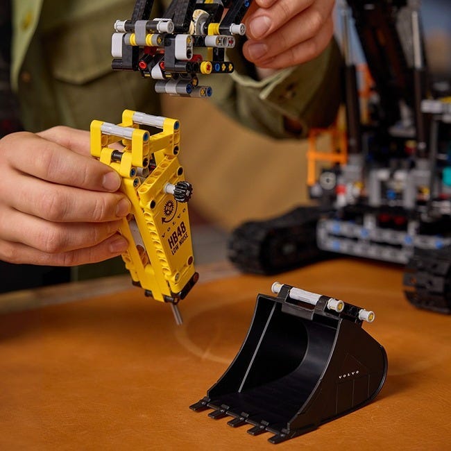 LEGO TECHNIC VOLVO EC500 HYBRID EXCAVATOR
