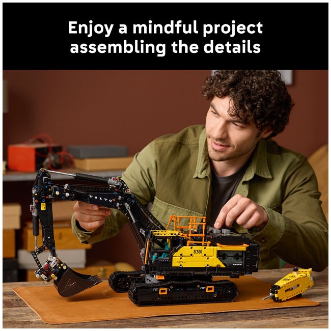 LEGO TECHNIC VOLVO EC500 HYBRID EXCAVATOR