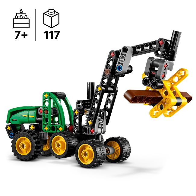 LEGO TECHNIC JOHN DEERE 1470H WHEELED HARVESTER