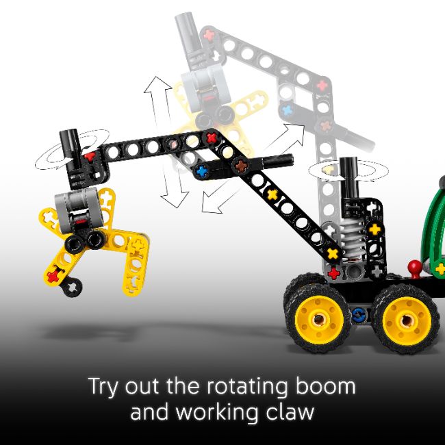 LEGO TECHNIC JOHN DEERE 1470H WHEELED HARVESTER