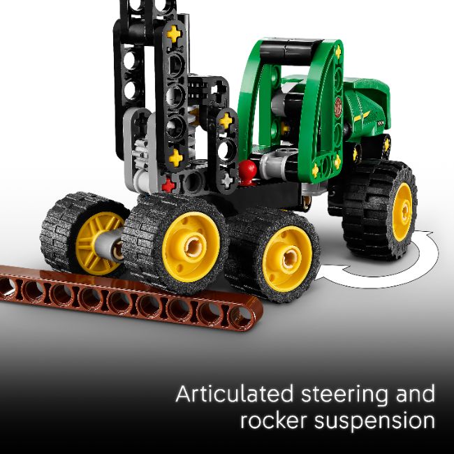 LEGO TECHNIC JOHN DEERE 1470H WHEELED HARVESTER