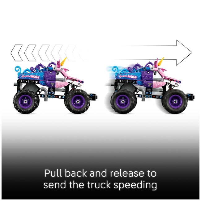 LEGO TECHNIC MONSTER JAM SPARKLE SMASH PULL-BACK