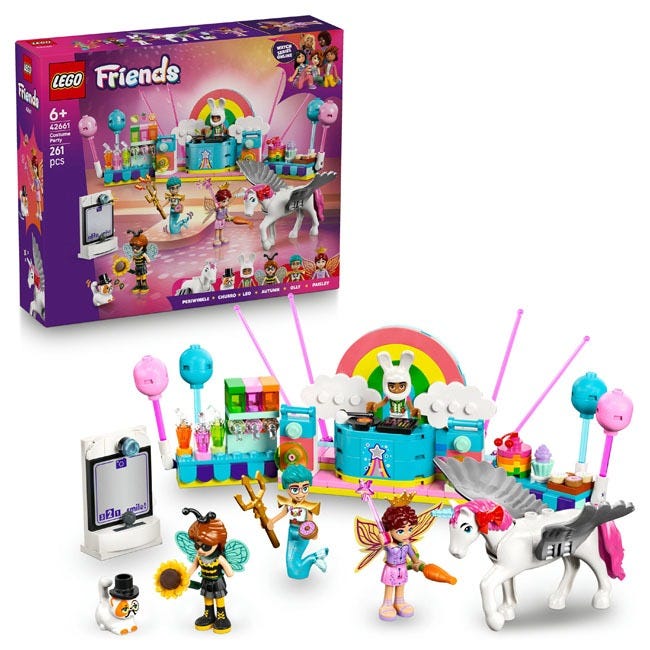 LEGO FRIENDS COSTUME PARTY WITH UNICORN AND FAIRY
