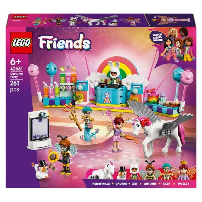 LEGO FRIENDS COSTUME PARTY WITH UNICORN AND FAIRY