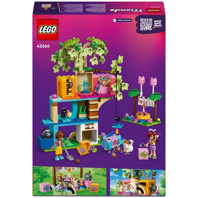LEGO FRIENDS CAT BIRTHDAY PARTY AND TREE HOUSE