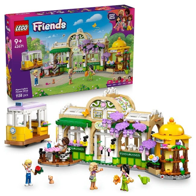 LEGO FRIENDS PLANT CAFE AND FLOWER SHOP