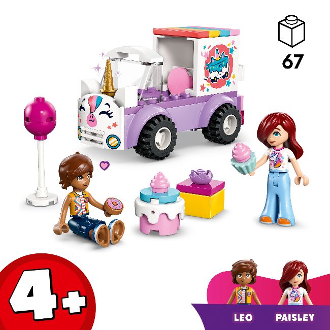 LEGO FRIENDS UNICORN CAKE DELIVERY CAR