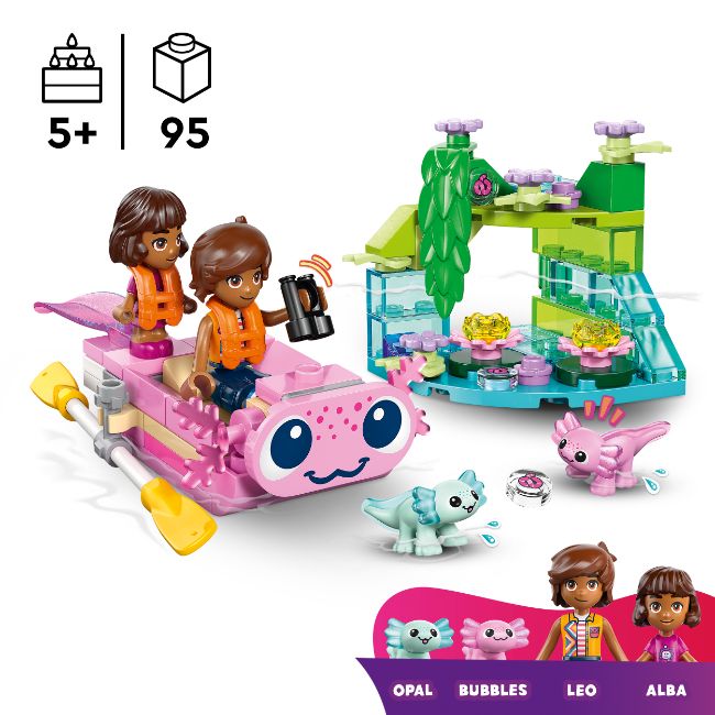 LEGO FRIENDS AXOLOTL ADVENTURE BOAT