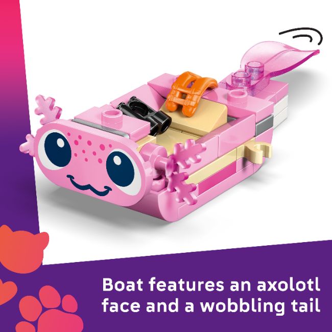 LEGO FRIENDS AXOLOTL ADVENTURE BOAT