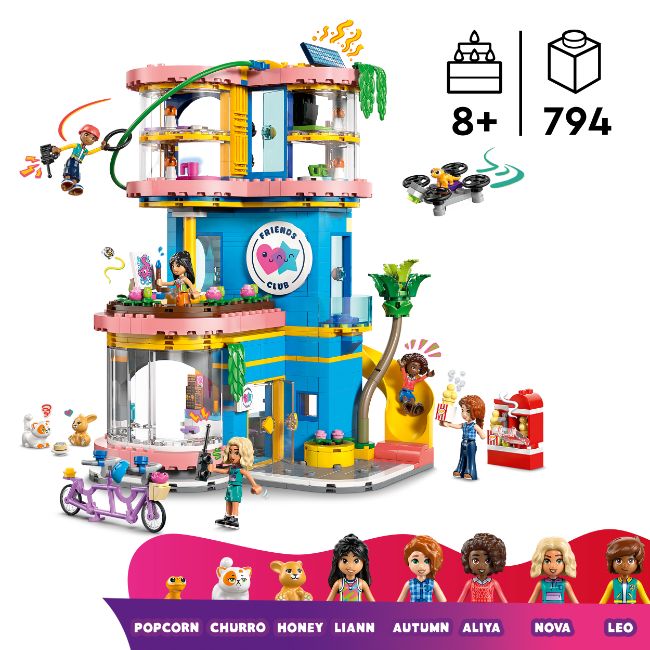LEGO FRIENDS HEARTLAKE CITY FRIENDS CLUB HOUSE