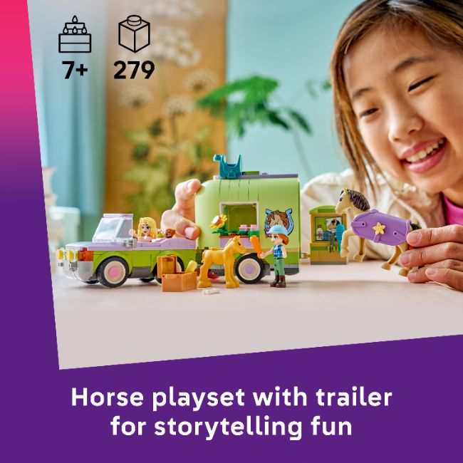 LEGO FRIENDS HORSE AND BABY FOAL TRAILER