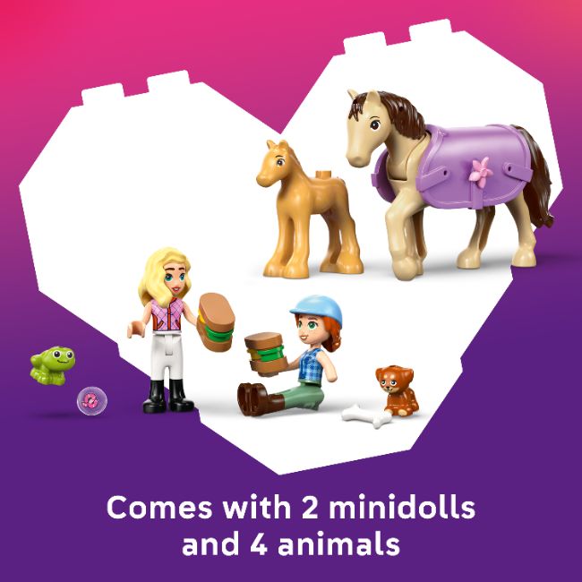 LEGO FRIENDS HORSE AND BABY FOAL TRAILER