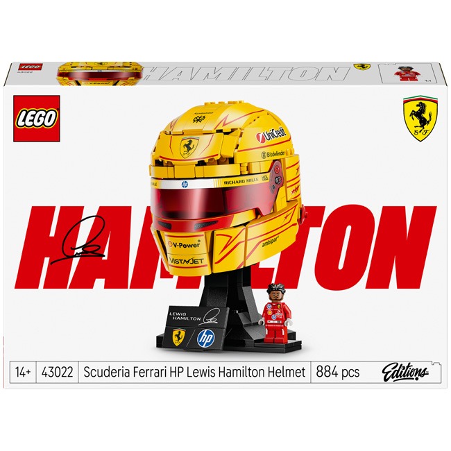 LEGO ICONIC SCUDERIA FERRARI HP LEWIS HAMILTON HELMET