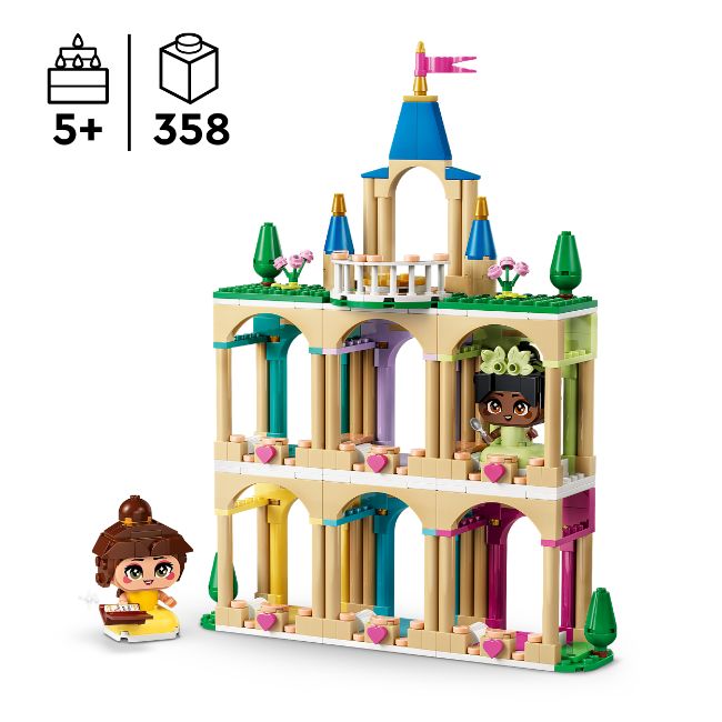 LEGO DISNEY PRINCESS MINI BELLE & TIANA WITH CASTLE