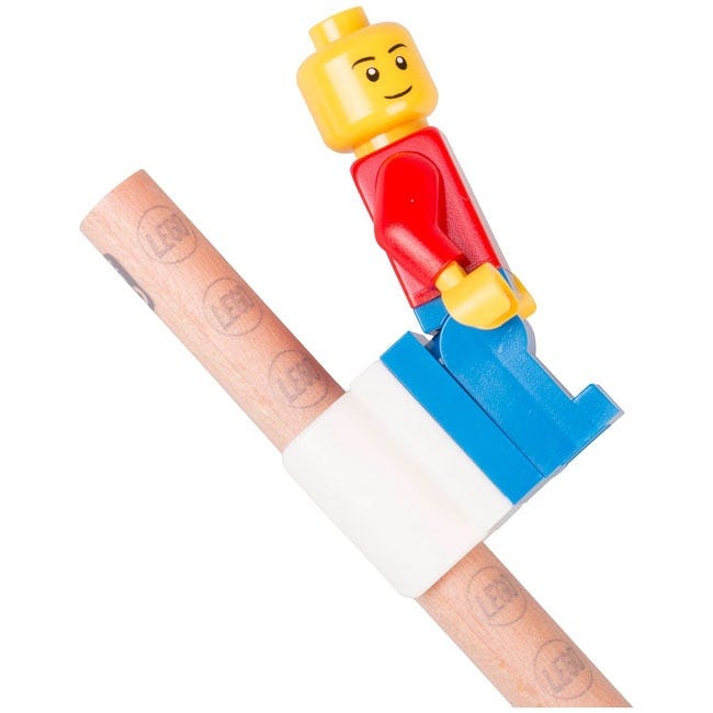 LEGO IQ STATIONERY PENCIL SET WITH MINIFIGURE