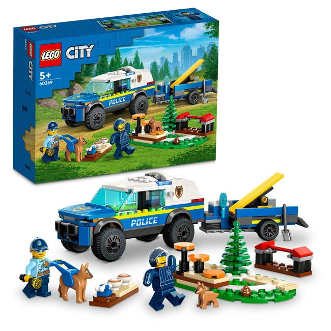 LEGO CITY MOBILE POLICE DOG TRAINING