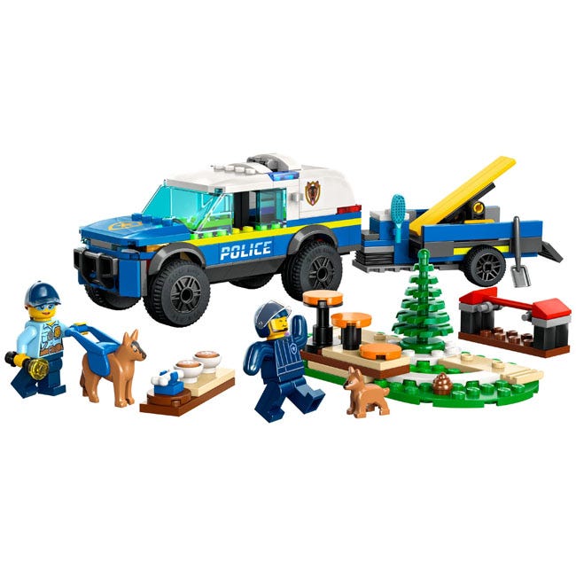 LEGO CITY MOBILE POLICE DOG TRAINING